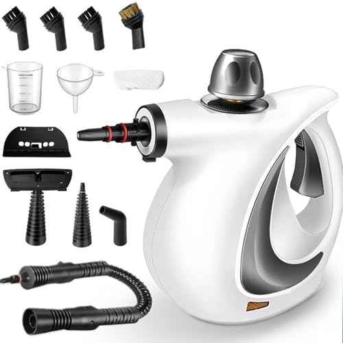 Generisch - Nettoyeur Vapeur Steameo Avec Verrouillage De Sécurité, 12 Zubehörteile Und Behälter 350 Ml, Nettoyeur Vapeur Portable Polyvalent Adapté Aux Voitures, Meubles, Sols, Cuisines, Bain(12 accessories)