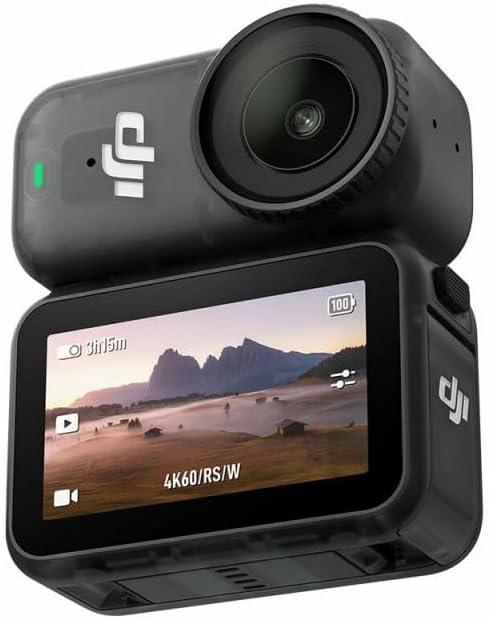 DJI Osmo Nano Standard Combo (64GB) - Small 4K/60fps Vlogging Camera with a 1/1.3″ Sensor, 143° Wide FOV Video, 200-Min Recording, Swift Content Transfer, Magnetic POV Cam 4K for Sports, Vlog - 4