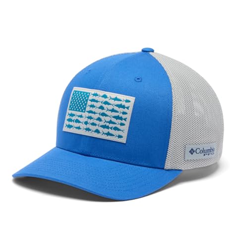 Image of Columbia Unisex Adult PFG Logo Mesh Ball Cap