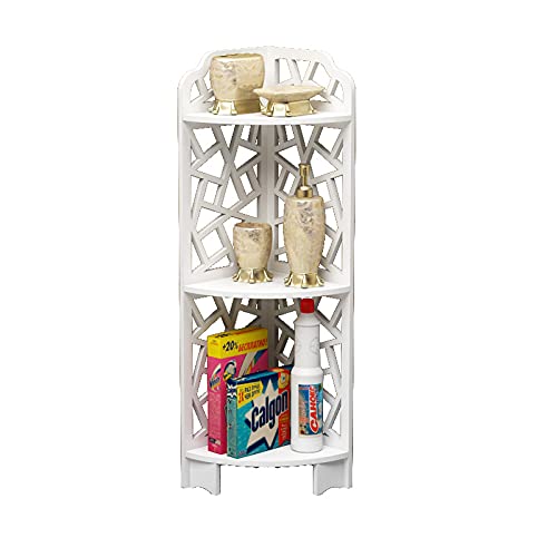 MultiTier Bathroom Storage Corner Shelf Rack Organizer 3 Tier