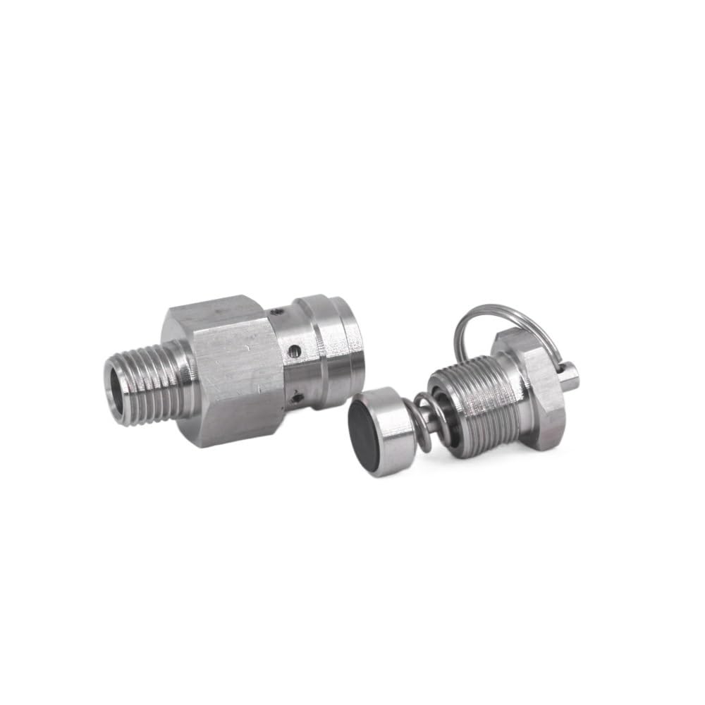 0,1/0,2/0,3 Mpa 1/4 "NPT SUS304 Sanitarny regulowany zawór nadmiarowy ciśnienia powietrza wydechowy sprężarka Homebrew(0.2 Mpa)
