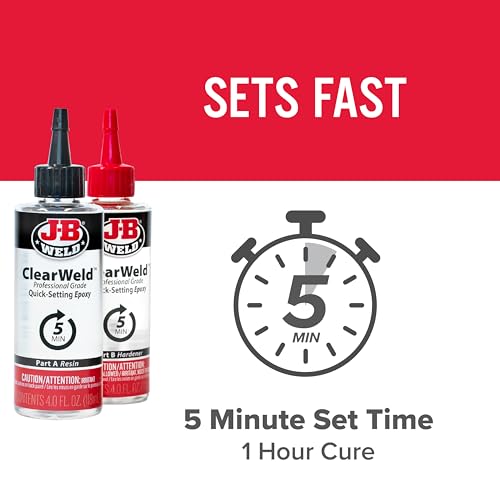 J-B Weld Pro Size ClearWeld Epoxy
