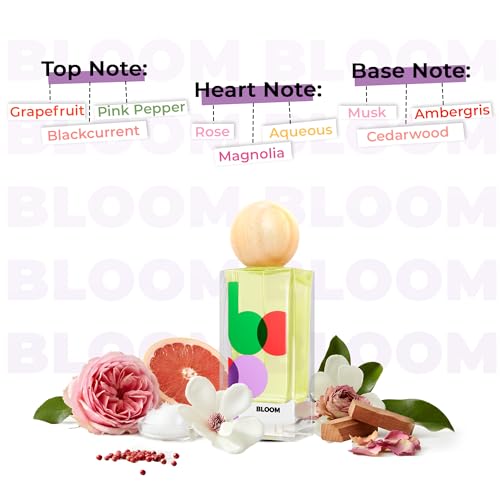 Image of Bop Bloom Floral Eau De Parfum 80ml | Long Lasting Perfume for Man and Woman | Blooming Notes of Grapefruit, Musk, Rose & Cedarwood | Premium Unisex Perfume | Ideal Gift Set