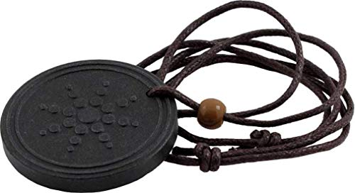 IMREX Quantum Science Black Pendant Chain Necklace for Men and Women