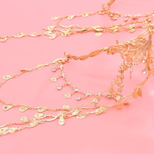Tocados accesorios de cosplay tipo tiara elfa que no dañan el cabello 7