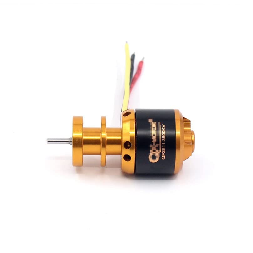 for QX-Motor QF2611 3500KV 4500KV Brushless Motor 55mm 64mm Ducted Fan Jet EDF 3-4S Lipo for RC Airplane FPV Drone Engine (Color : 64mm 4500KV Motor)