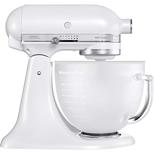 Preisvergleich Produktbild KitchenAid Küchenmaschine Artisan 4,8L Frosted Pearl Weiß