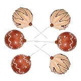Suspension pratique : équipées de crochets pré- , ces décorations sont faciles à accrocher sur votre sapin de noël, vous faisant gagner du temps, décorations d'arbre d'halloween, boules de noël suspendues