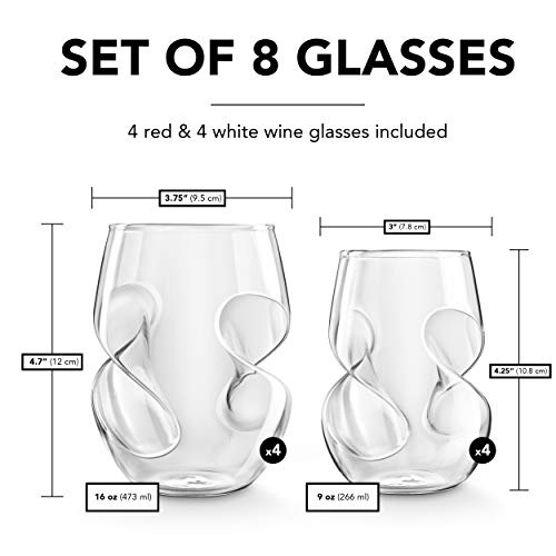 Final Touch Conundrum Bonus Drinking Set Conundrum Decanter wijnbeluchter en decanter RED & White Wine Conundrum… - Afbeelding 4