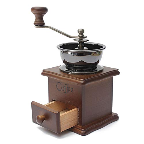CGOLDENWALL Molinillo de grano de café portátil Molinillo de rebabas de grano de café manual pequeño molinillo de café… - Imagen 3