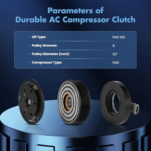 Image of ECCPP AC Clutch Kit for Ford for F-250 for F-350 Super Duty 6.8L 1999-2007