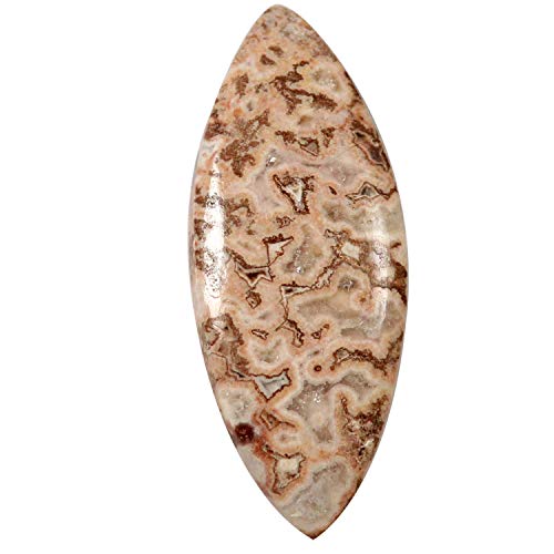 DENMOUS Jaspe Rosita Kb90-B0819SZD Cabochon naturel marquise 26,4 carats, Small, Gemme