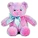 Bearington Lil' Gem Rainbow Plush Stuffed Animal Teddy Bear, 12"