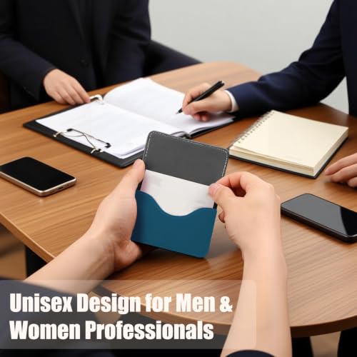 Image of Business Card Holder PU Leather with Magnetic Closure