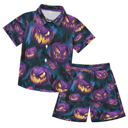 Image of Boccsty Red Strawberry Boy Summer Shorts Sets Hawaiian Toddler Boys T-Shirt & Pants 2 Pcs 3T-10T
