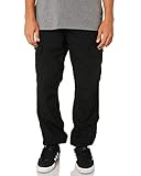 Carhartt Herren Regular Cargo Pant Jeans, Schwarz (Black Rinsed), 32