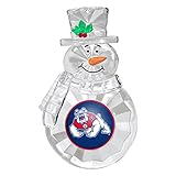 NCAA Fresno State Bulldogs Traditional Snowman Ornament