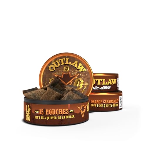Outlaw Orange Creamsicle NiC-Safe™ Pouches - 3 Pack - Tobacco Free - Nicotine Free