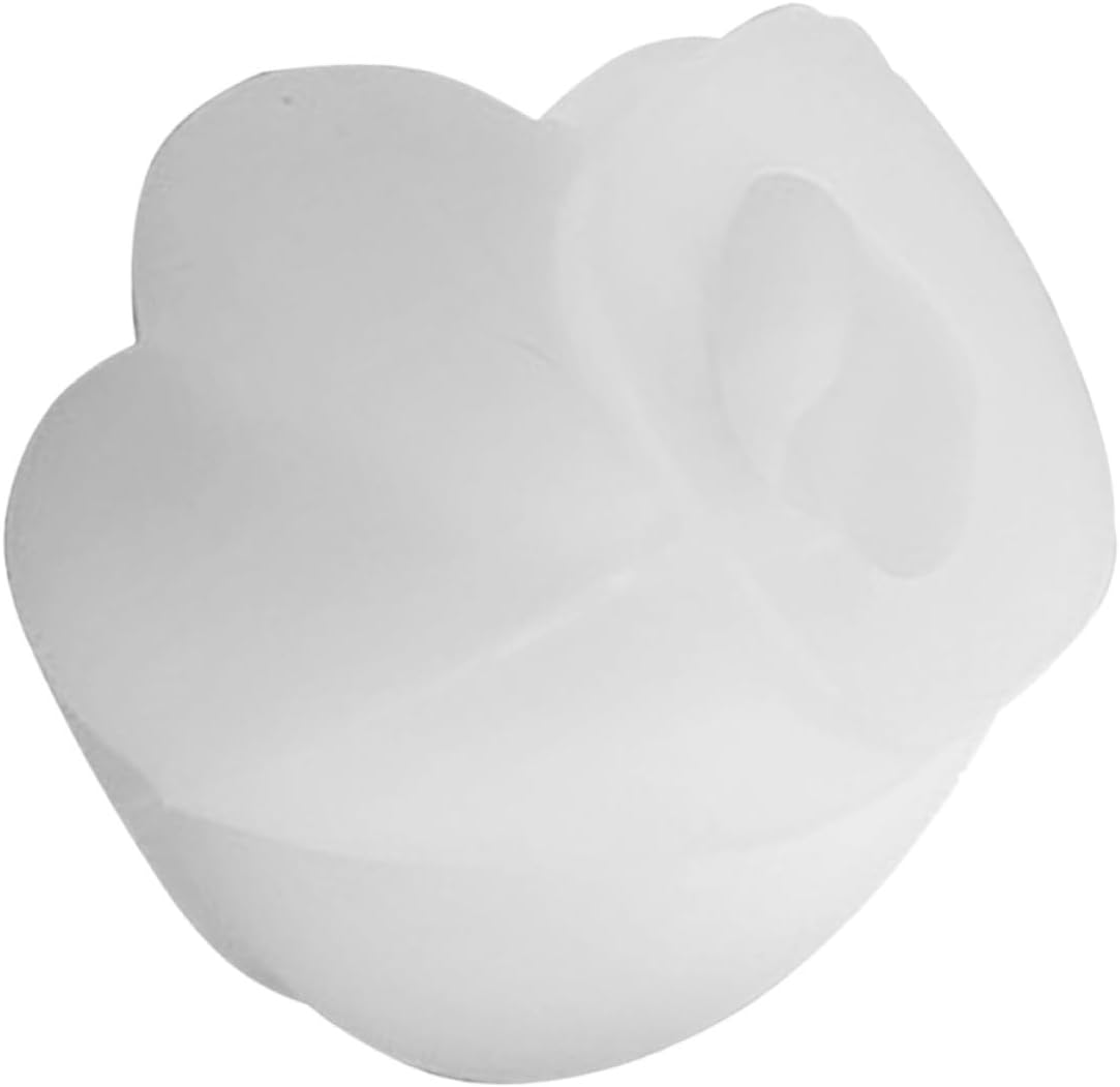 Silicone Candle Mold for DIY Aromatherapy Candle Making White