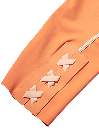 Legging Up Co2 Detalhe Fusionado Cruzado, Alto Giro, Feminino, Laranja Nectarine, M