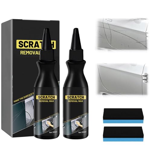Efface Rayure Profonde Voiture, Crème Réparation Rayure Auto, Efface Rayures pour Vernis Détérioré et Négligé, Remise en Niveau des Micro-rayures, Kit de Réparation Carrosserie