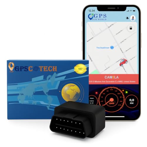 OBD2 GPS Tracker for Car – 1st Month Free, Cancel Anytime. 10s Real-Time 4G Tracking, Plug-and-Play, Car Diagnostics, Email Alerts, 1-Year History, Global Coverage - Plans from $4.99/Month