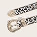 BTDCVS 2000s Print Belt For Casual Party With Carved Buckle Fashion For Jeans Pants Adult Decorative Waistband Party Date