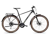 Das Axess Keedo Street ist ein schnelles All-Terrain-Mountainbike mit sportlicher Geometrie und geringem Gewicht. Dank montierter Schutzbleche, Ständer, Gepäckträger und Lichtanlage mit Nabendynamo ist es bereit für tägliche Fahrten zur Arbeit oder Uni.