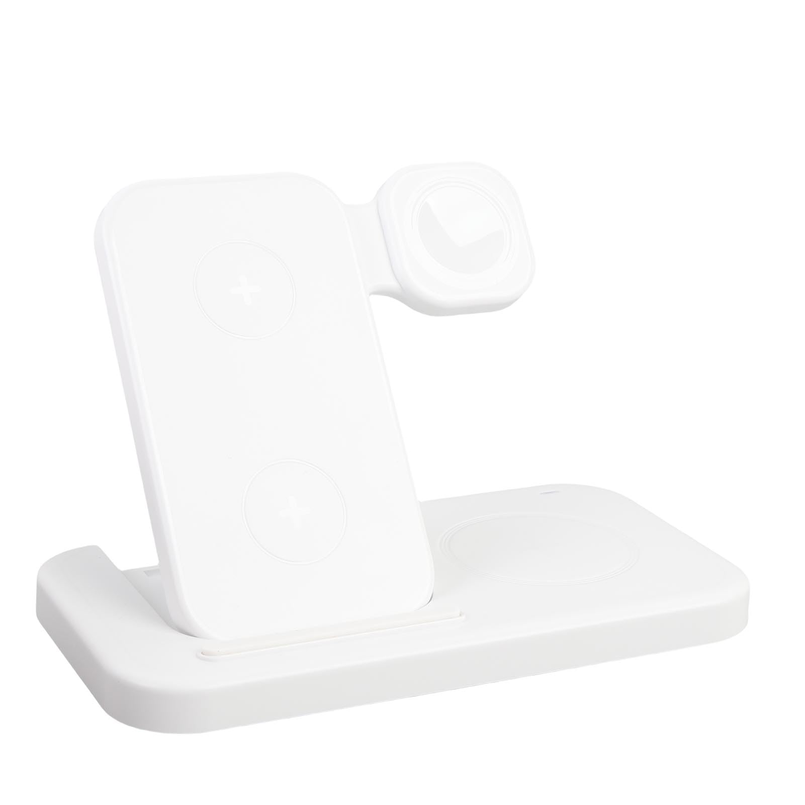 Stazione di Ricarica Wireless Pieghevole 4 in 1 15W per Telefono e