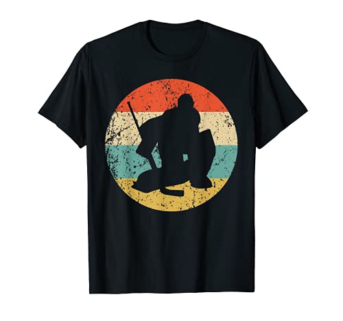 Hockey Vintage Retro Hockey Goalie T-Shirt