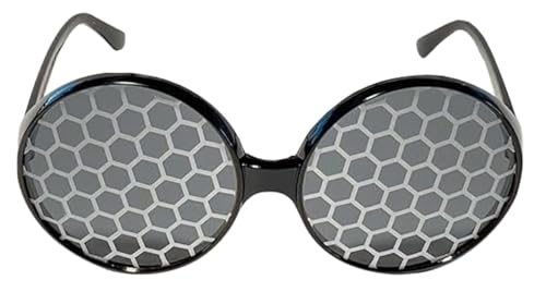 Image of FancyPants FunTime Bee Fly Sunglasses, Bumble Bee Accessory for Kids and Adults, Fun Oversized Bug-Inspired Glasses