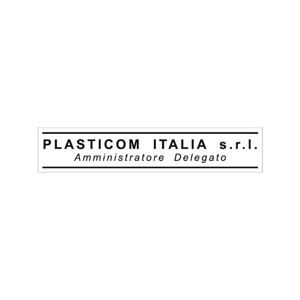 Timbro Personalizzato Trodat Printy 4917 - mm. 50X10 - Fino a 2 righe di Testo - Timbro per Ufficio, per Professionisti, Medici, Infermieri, Avvocati