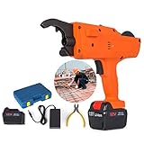 Mophorn Rebar Tying Machine 30-60mm Automatic Steel Bar Rod Tying Tools 13200mah Lightweight Handheld Tier