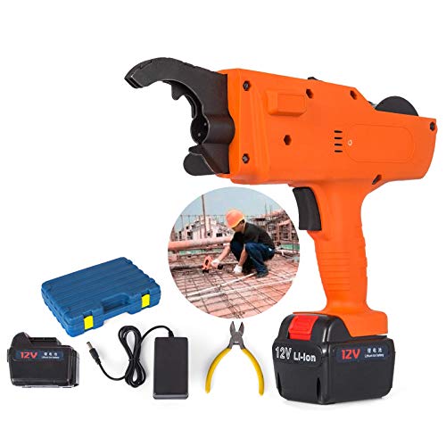 Mophorn 30-60mm Rebar Tying Machine, 13200mah Automatic Rebar Tying Tool, Handheld Rebar Tier, for Concrete Structures