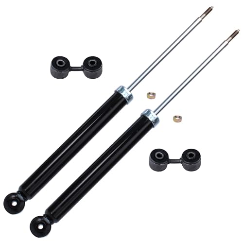 Detroit Axle - 2WD Rear 4pc Shock Absorbers Kit for Volkswagen 00-05 Passat, 2 Shock Absorbers 2 Sway Bar Links 2000 2001 2002 2003 2004 2005 Replacement