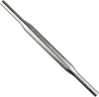 Royalford 36.5cm Stainless Steel Rolling Pin RF12274 Non-Stick for Flour Dough