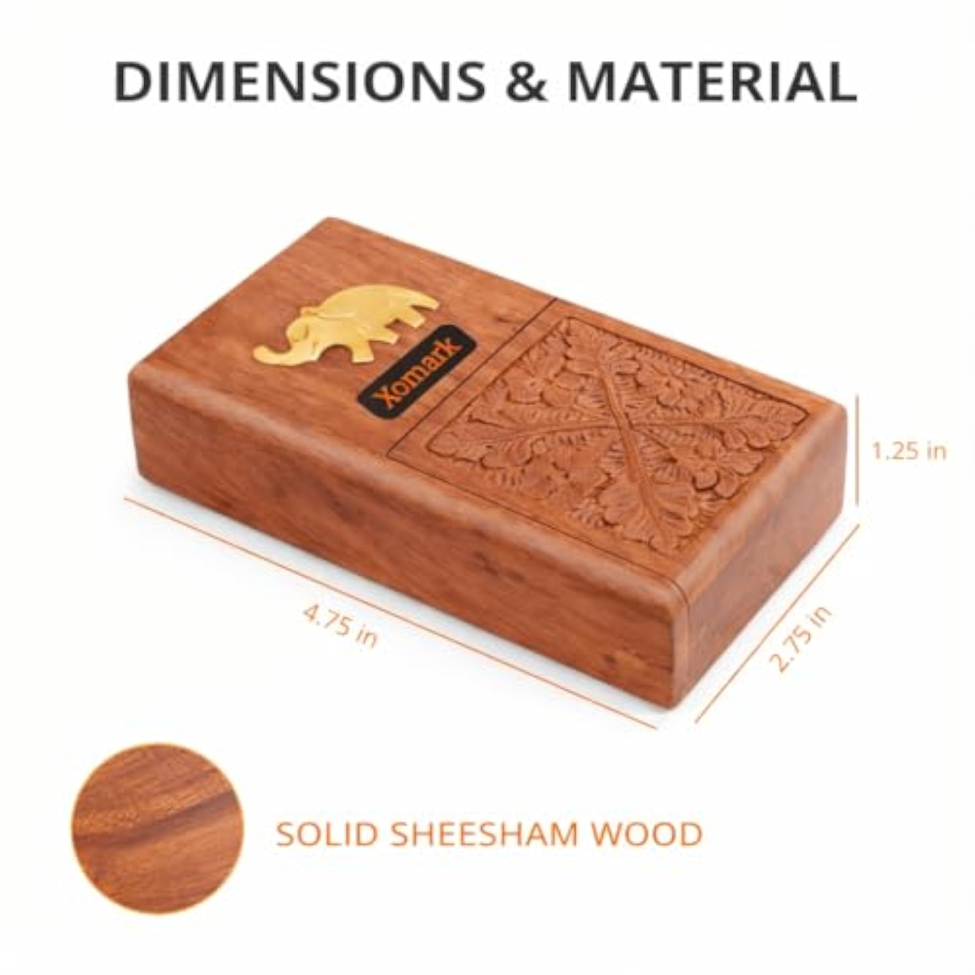 Wooden Cigarette Case Box for Men