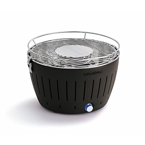 lotus grill bbq in grey with free lighter gel & charcoal