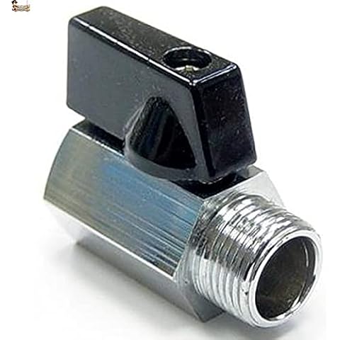 BricoLoco.com Válvula esfera mini. Llave grifo cierre de bola. Cover