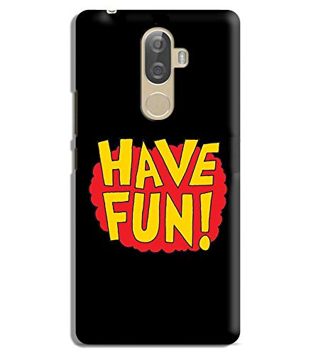 PRINT VISA Have Fun Enjoy Black Messag Designer Printed Hard Back Case for Xiaomi Pocofone Poco F1