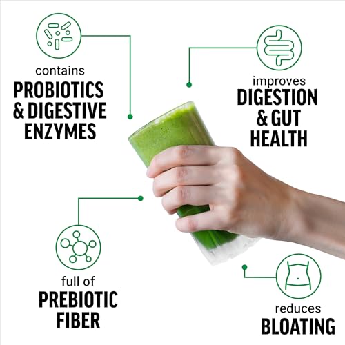 image for FORCE FACTOR Smarter Greens Superfoods Powder, Greens Powder with Prob