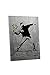 Pingo World 0829QGHITC4 "Banksy Flower Thrower Concrete Wall Version" Gallery Wrapped Canvas Wall Art, 30" x 20", Variable