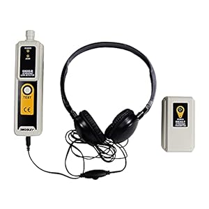 allsun Ultrasonic Vacuum Leakage Detector for HVAC & Automotive, Pressure Transmitter Finder 40KHz Air Gas Leak Monitor with Dual LED,2 Sensors & Headphone(NOT Detect Pipe/Plumbing/Tire/Pool)