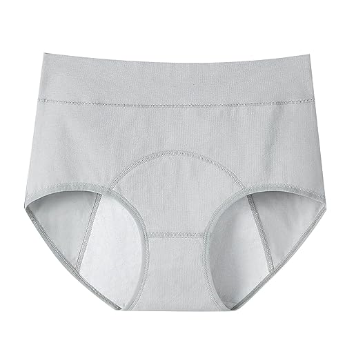 Bañador menstrual fisiológico para mujer, a prueba de fugas, ropa interior menstrual de 4 capas, ropa interior de malla de alto flujo, absorción rápida de agua, ropa interior de esquí de gran tamaño