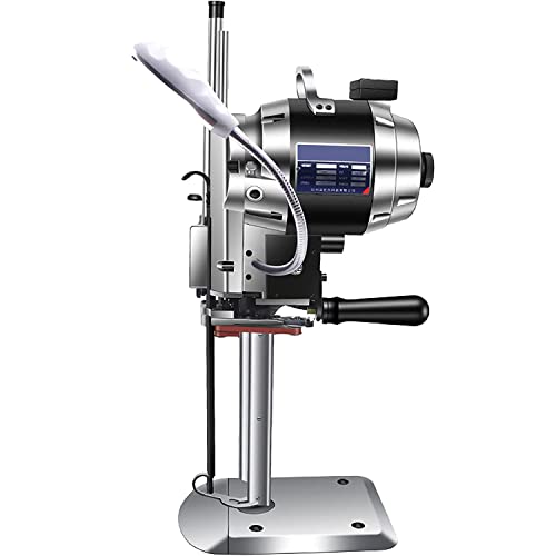 Macchina elettrica per Il Taglio di Tessuti 1100W/1200W con Lama Dritta - Alta velocità, Base Ampia, affilatura Automatica, possibilità di Scegliere Lo Spessore.