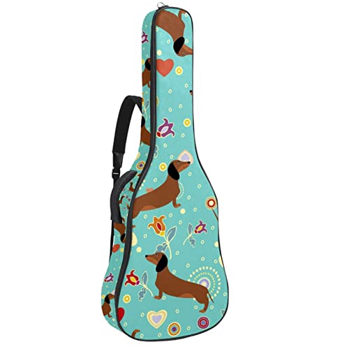 Sac à dos guitare imperméable et rembourré étui classique antichoc de noël