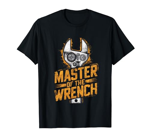 Master of Wrench Car Mechanic Dad Grafik-T-Shirt als Geschenk T-Shirt