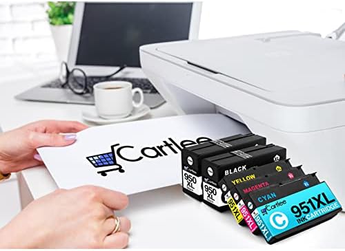 Miniatura 7 de Cartlee Paquete de 5 cartuchos de tinta compatibles de repuesto para HP 950 951 950XL 951XL para OfficeJet Pro 8600 8610 8620 8615 8100 8625 8630