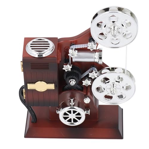 OVAQUIXI Caja de Música con de Película Vintage, Cuerda Antigua Elegante para Decoración de Hogar, Estudio, Habitación u Oficina, Material ABS