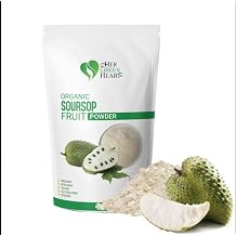 Soursop Fruit Powder 100% Pure, Dried Soursop Graviola Fruit Powder for Smoothies, Teas & Culinary Use